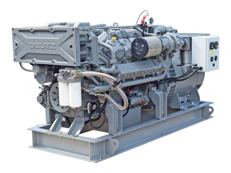 A large Beta Marine bespoke generator